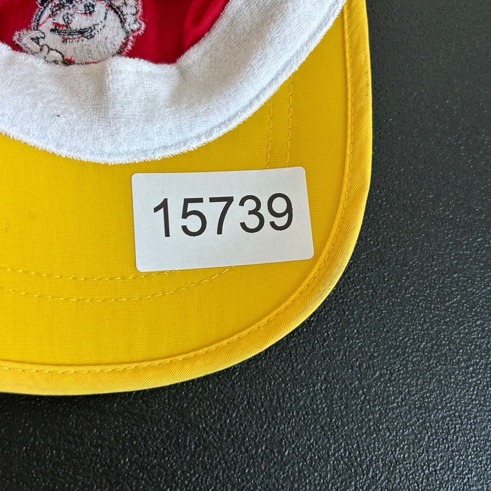 Vintage 2000 M&M Hat Cap Strap Back Adjustable Red Y2K Candy Promo Adult - Picture 7 of 7